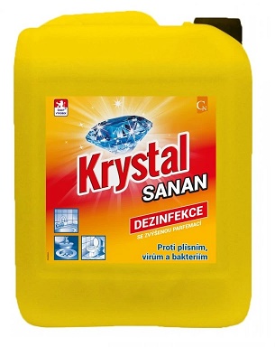 Krystal Sanan 5l proti plísni | Čistící, dezinf.prostř., dezodoranty - Odpady a plísně Krystal Sanan 5l proti plísni | Čistící, dezinf.prostř., dezodoranty - Odpady a plísně